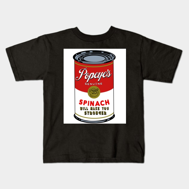 Popeyes can Kids T-Shirt by absolemstudio